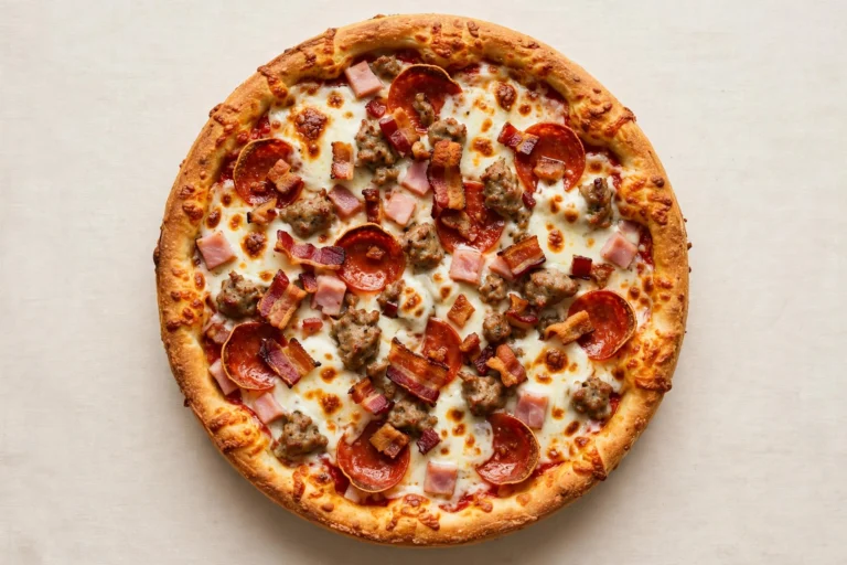 Pizza Hut Meat Lover's Pan Pizza