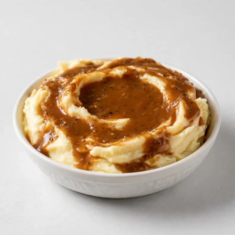 Popeyes Mashed Potatoes with Cajun Gravy